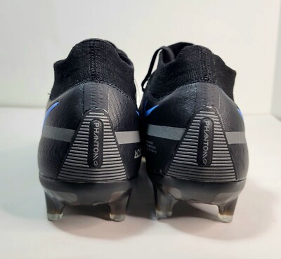 NIKE PHANTOM GT2 DF FG ELITE Flyknit Mens Soccer Cleats Black Gray