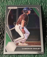 2021 Panini Prizm Draft Picks Cameron Cauley Rookie Texas Rangers #PDP73