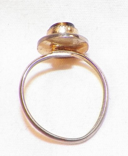 Tiger Eye Ring 12 k GF Adjustable Vintage As Is - Picture 4 of 4