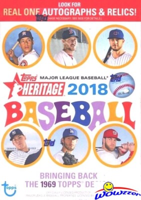2018 Topps Heritage Blaster Box 新品未開封 2018 Topps Heritage Baseball EXCLUSIVE Factory Sealed Blaster Box