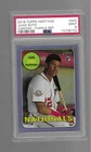 JUAN SOTO 2018 TOPPS HERITAGE CHROME PURPLE REFRACTOR ROOKIE CARD #THC-502 PSA 9