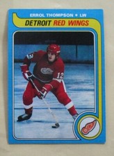 ERROL THOMPSON Detroit RED WINGS 1979-80 TOPPS HOCKEY CARD #106