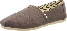 TOMS CLASSIC ALPARGATA CANVAS SHOES ASH / SIZE 6