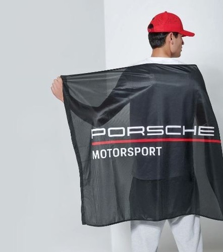 Porsche Motorsport Drapeau Man Grotte Garage Écran - Original Porsche 90 x 60cm - Photo 1/5