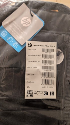 HP Renew Executive 16 Laptop Backpack - Picture 5 of 5