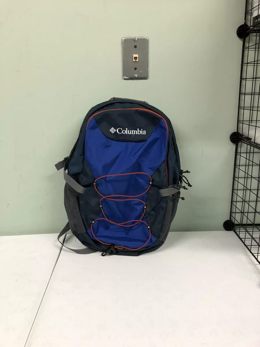 Blue top columbia backpack