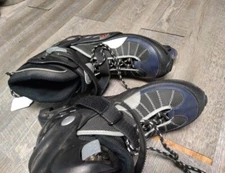 2XS Comfort Flex Hyper Shell Adult Roller Skates Blades Size 12 Black Blue