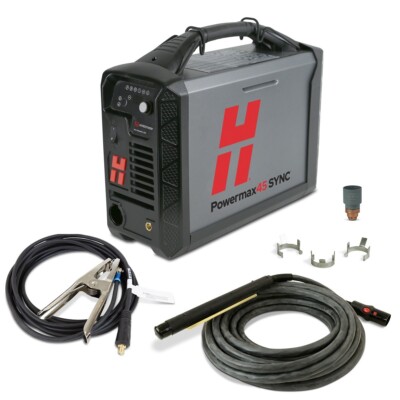 HYPERTHERM 088580  POWERMAX 45 SYNC PLASMA CUTTER Machine System Factory Recond