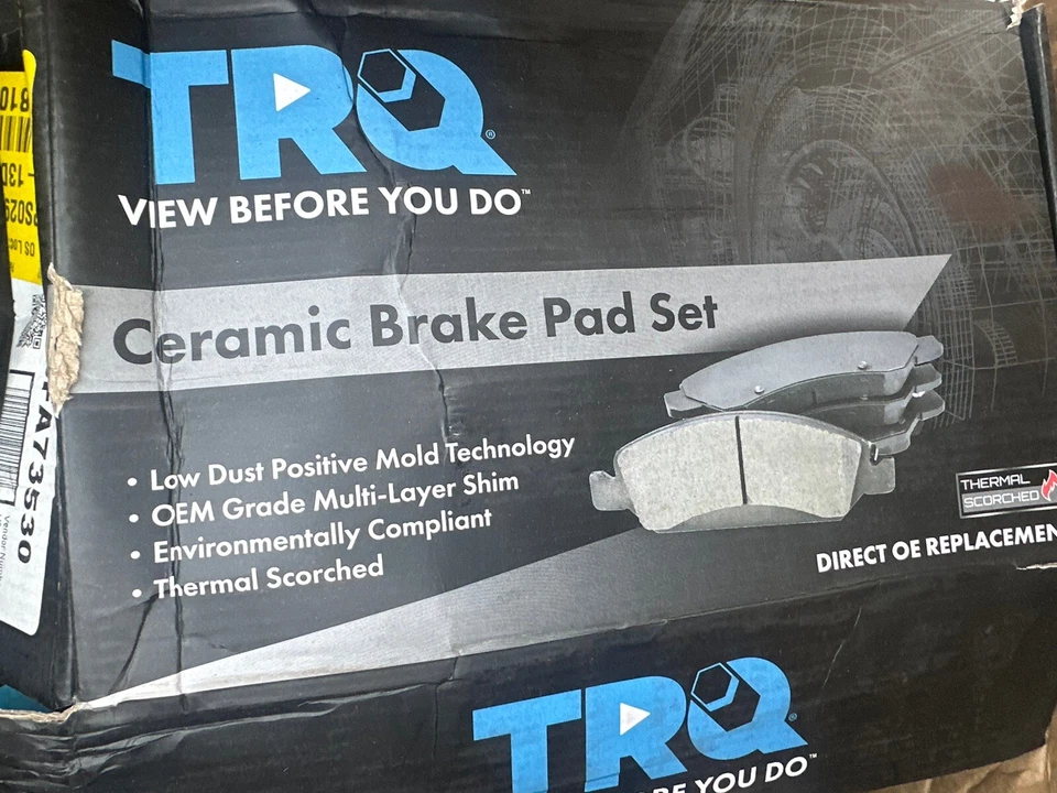 Juego de pastillas de freno de disco de cerámica TRQ Front Premium Posi para furgoneta Ford Transit nuevo Foto 4 de 4