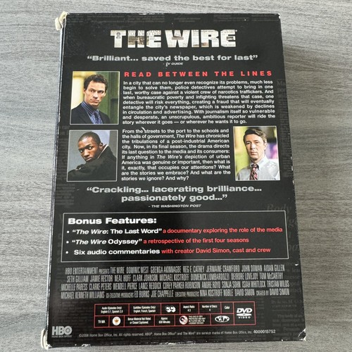 The Wire: Die komplette fünfte Staffel DVD. Komplettes 4-Disc-Set. - Bild 2 von 8