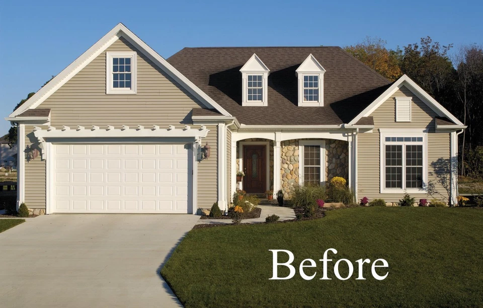 Ventanas magnéticas para puertas de garaje, calcomanías decorativas negras para ventanas para dos garajes de coches Foto 4 de 4