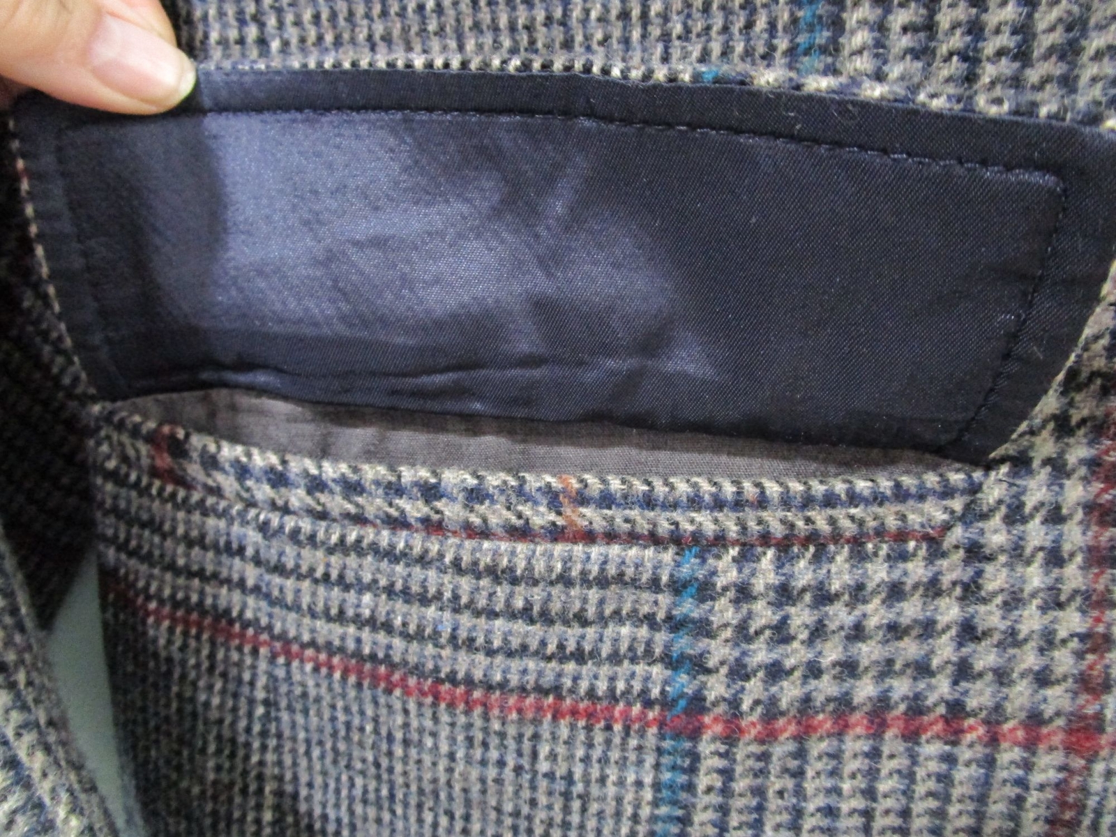Vintage Pendleton Houndstooth Windowpane Tattersa… - image 5