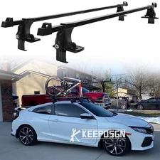 For Honda Civic Sedan 54"  Roof Rack Cross Bars Cargo Luggage Bike Carrier