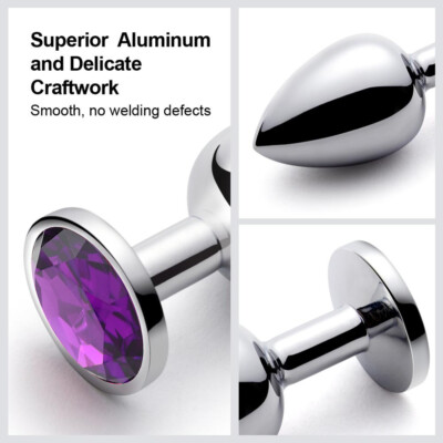 Juguetes Sexuales Para Hombres Mujeres Tapon Anal Orgasmo Estimulacion  Diamante | eBay
