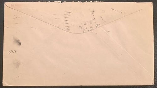 US #554c(single from) on New Hotel Finlen, Butte, Mo 1925 cover *d - Picture 2 of 2