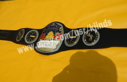NWA Bahamian Heavyweight Wrestling Champion Belt Islands Florida Championship - Picture 4 of 5