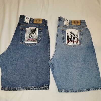 New 2 Pcs Mens Arizona  Blue Jeans 1 Loose  Size 38 and  1  Relaxed Size 40