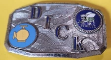 Belt Buckle U.S. Navy Seabees Dick Hook Fast