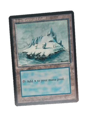 Magic: The Gathering - Isola Innevata (Snow-Covered Island) - Carta Singola Da Ice Age - 2