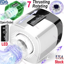 Male Masturbaters Automatic Handsfree Rotating Thrusting Cup Stroker Men Sex Toy