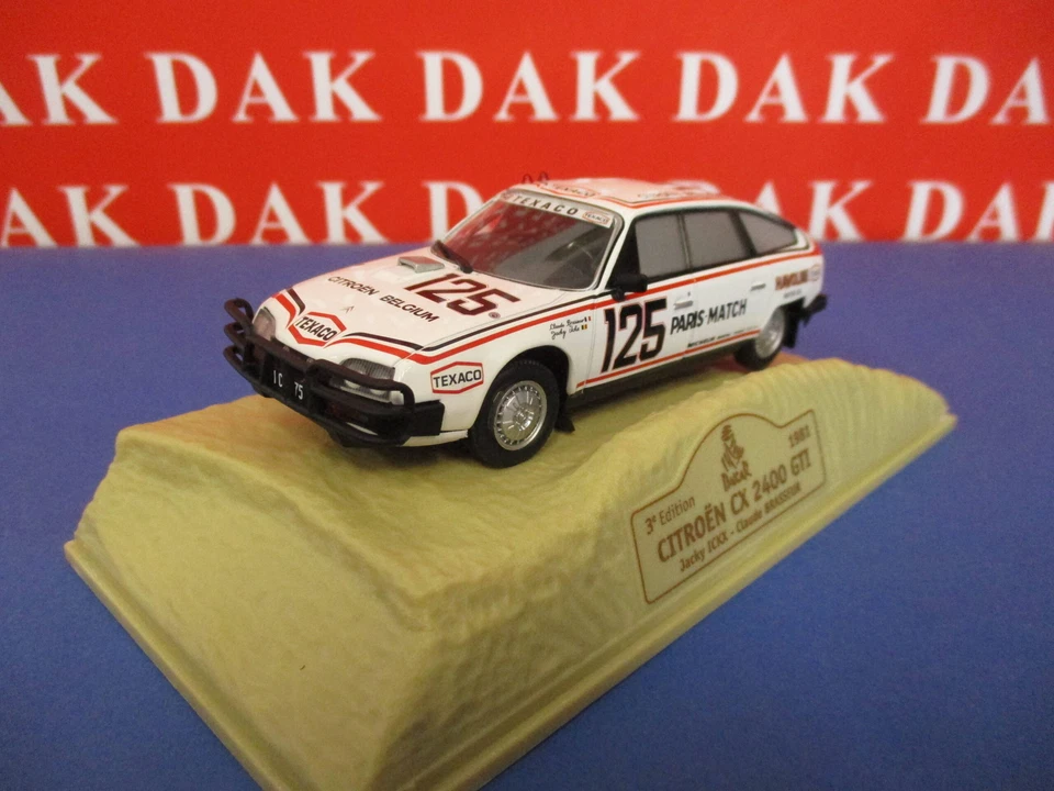 Die cast 1/43 Modellino Auto Citroen CX 2400 GTI Rally Paris Dakar 1981 J. Ickx - Immagine 2 di 4