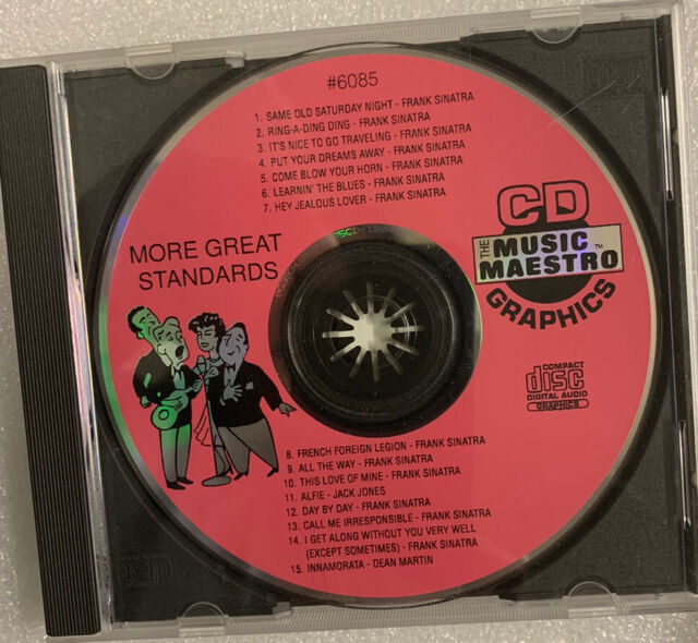 Music Maestro More Great Standards - CDG Karaoke Disc #6085