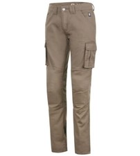 PANTALONE COTONE JEANS MOTO DONNA OJ CARGO LADY  TASCONI VERDE PROTEZIONI TG 40