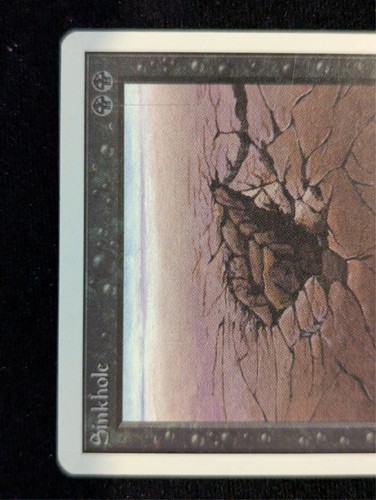 Sinkhole - Unlimited - NM - Magic the Gathering - MTG - Black - Picture 3 of 4