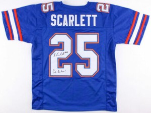 Jordan Scarlett Signed Florida Gators Jersey (JSA COA) 2019 Sr Running Back