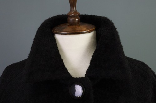 MAX MARA Black Alpaca Wool Single Breasted Coat Overcoat Size EU38 / US 8 / GB10 - Picture 20 of 22