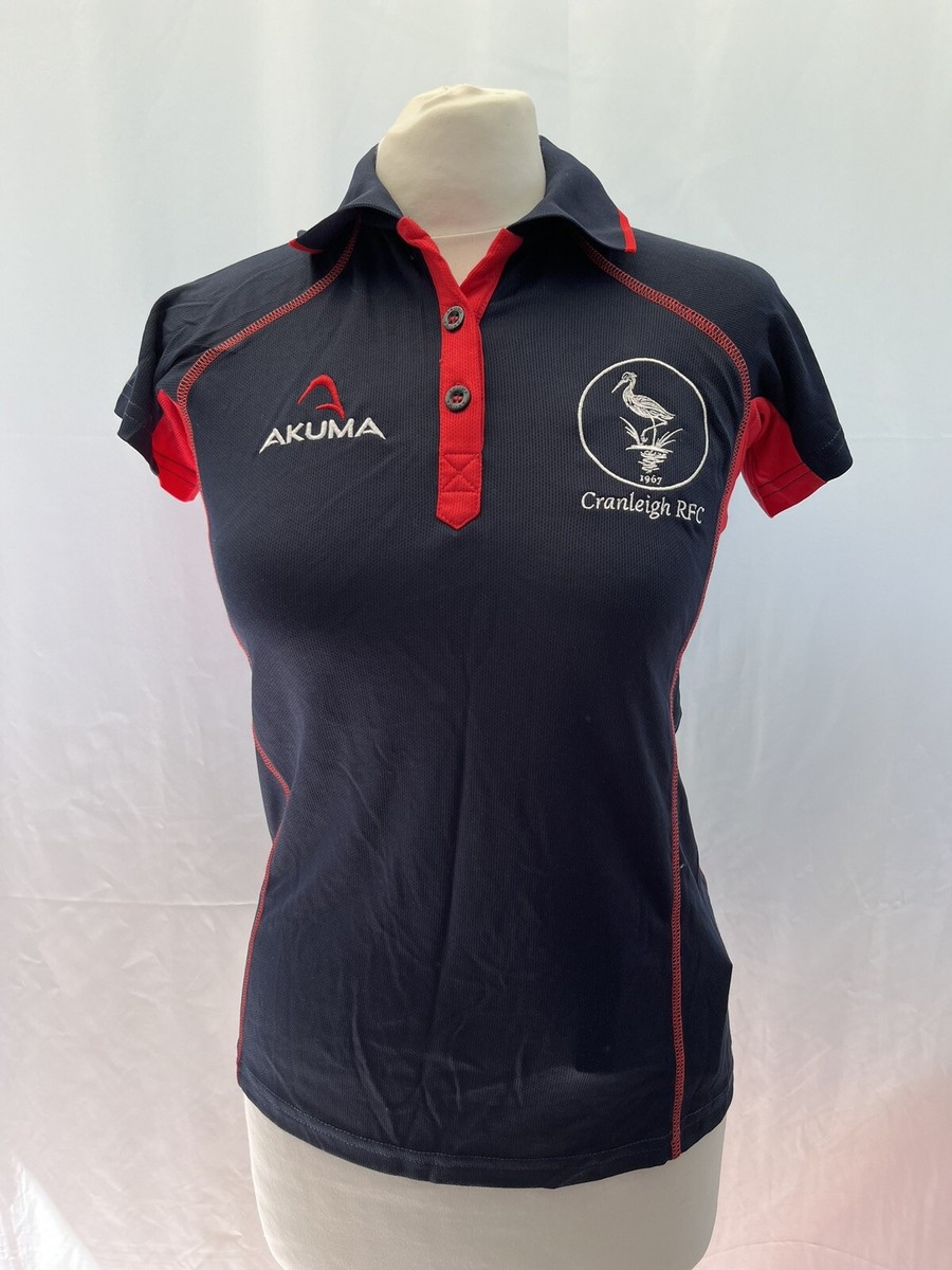 Akuma Sports T-shirt Size UK Navy Short Sleeve Cranleigh RFC BNWT Womens