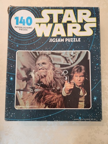 1977 Star Wars 140 Piece Puzzle Chewbacca Han Solo COMPLETE - 第 1/5 張圖片