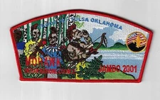 2001 National Jamboree JSP Mohawk Indian Nations Council RED Border [ELL-398]