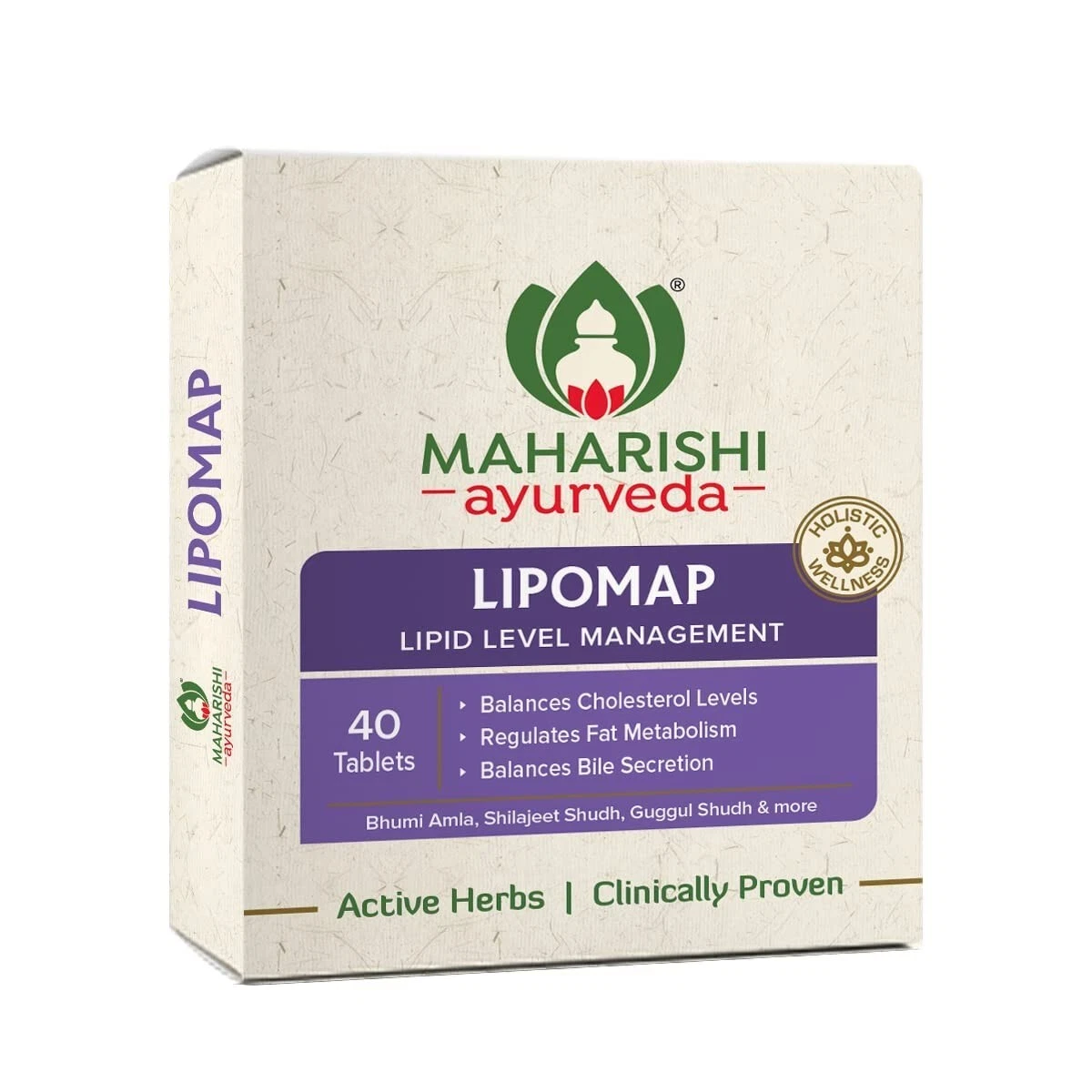 Maharishi Ayurveda Lipomap 40 Tablets for Cholesterol Manage