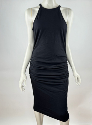 Michael Stars Dresses | Revolve Michael Stars Black Halter Midi Dress Racerback Ruched Sf1072 | Color: Black | Size: Xl | Emccaig's Closet Michael Stars Dresses | Revolve Michael Stars Black Halter Midi Dress Racerback Ruched Sf1072 | Color: Black | Size: Xl | Emccaig's Closet