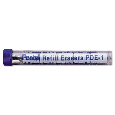 2 PK PENTEL TECHNICLICK PENCIL ERASER REFILL