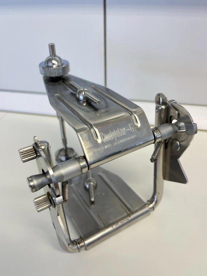 Condylator-6 Gerber Artikulator mit Fixierungs Schrauben (made in Switzerland) - Bild 4 von 4