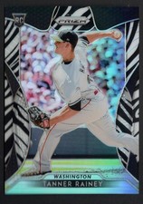 2019 Panini Prizm #284 Tanner Rainey Zebra Stripes Prizm #/99