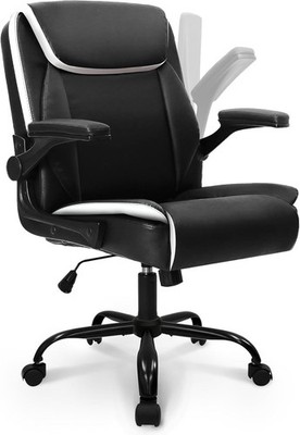 Executive Office Chair NEO CHAIR Padded Flip Arms Leather