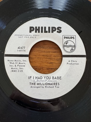 #ad The Millionaires 45 Never For Me If I had You Babe Phillips Funk Soul Garage NM $224.88