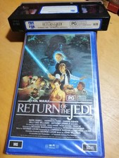STAR WARS - RETURN OF THE JEDI - RARE 1983 CBS/FOX VHS 1st Rental Issue - SCI-FI