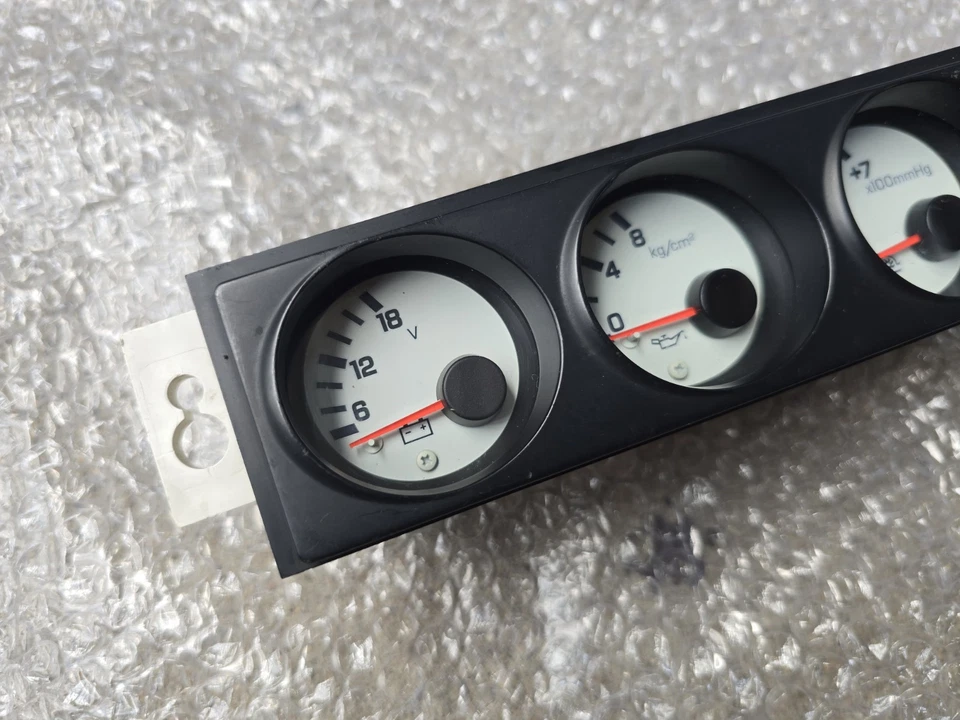 PIEZA GENUINA NISSAN SILVIA S14 CALIBRE DIN TRIPLE CALIBRE NISSAN 240SX VERSIÓN JDM Foto 2 de 4