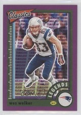 2022 Panini Classics Legends Timeless Tributes Purple 22/50 Wes Welker #126 0ym4