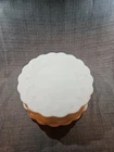 7 Vintage Westmoreland White Milk Glass Paneled Grape 10.5" Dinner Plates Plate