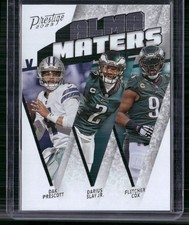 2023 Panini Prestige #AM-19 Dak Prescott / Darius Slay Jr. / F.  Cox Alma Maters