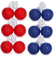 KH Ladderball Balls Set 6 Pack Replacement Balls Ladder Toss Game Red,Blue