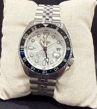 Seiko 5 Sports SKX Automatic Silver-Tone GMT Series Men's Watch