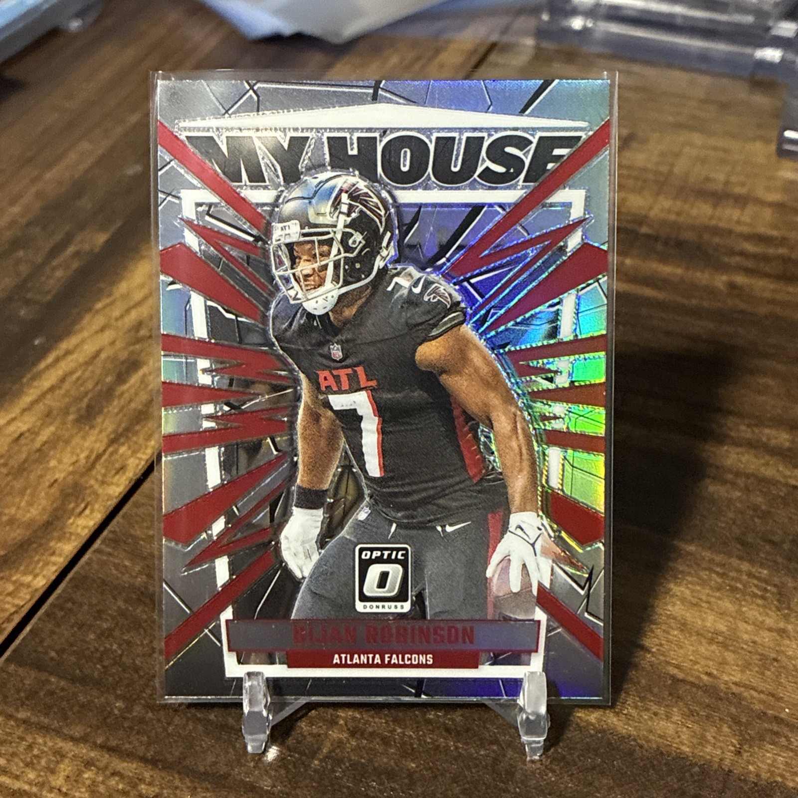 Bijan Robinson Panini Donruss Optic My House! #4 Base