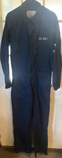 U.S. Navy Men s Blue Utility Coverall Jumpsuit 42XL Polyester/Cotton