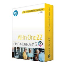 HP Printer Paper, All-In-One, 8.5x11", 96 Bright, 22lb, Mega Ream 750 Sheets